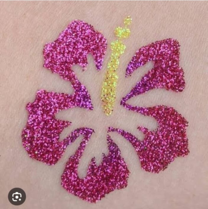 Nicki Face Paint Sydney glitter tattoo